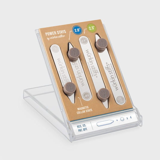 2.0 & 2.5" Magnetic Collar Stays - Wurkin Stiffs - 2-Pair